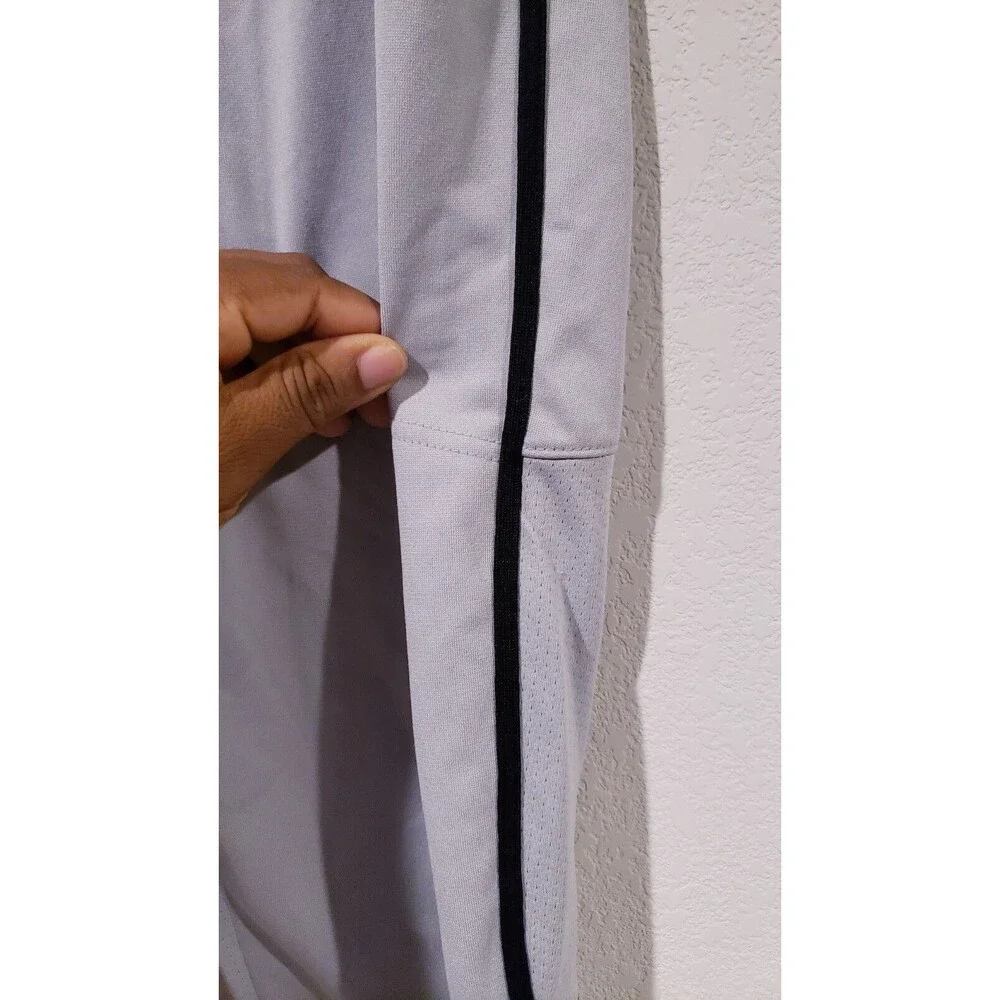NIKE LongBall Grey Piped Long Hemmed Baseball Softball Pants Mens Size XL